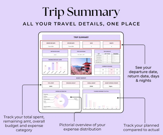 Travel planner ( All currencies )